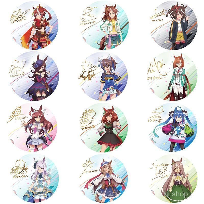 Horse Racing Girl Pretty Derby วอดก้า Mu White McQueen Tojo Flower สินค้าอะนิเมะป้ายบาร์ Haw