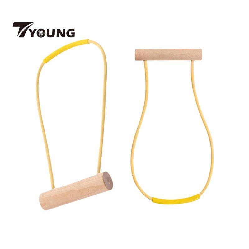 [มีจําหน่าย] Forearm Training Latex Resistance Tube Arm Exerciser ด้ามไม้อุปกรณ์ออกกําลังกายสําหรับค