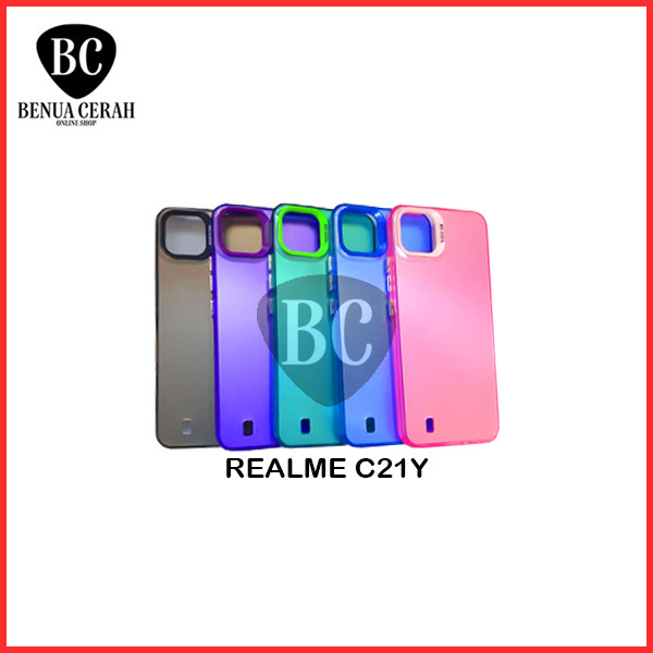 BCR88 - CASE IMD HYBRID PLATE HOLOGRAM REALME C55 C53 C51 C35 C33 C31 C30 C30S C12C25 C25 C25S C25Y 