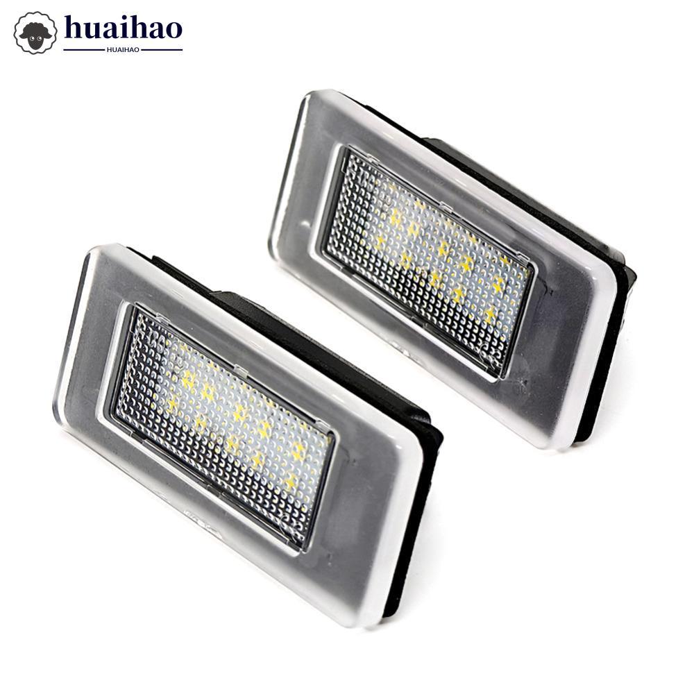 HUAIHAO 12V รถป้ายทะเบียนหลอดไฟอุปกรณ์เสริมอัตโนมัติด้านหลังหลอดไฟ LED สีขาวสําหรับ Nissan Serena C2