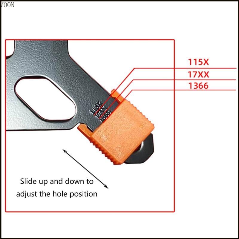 MOON Sturdness Backplane เมนบอร์ด 1700XCPU ฮีทซิงค์ Durability ที่วางหม้อน้ํา