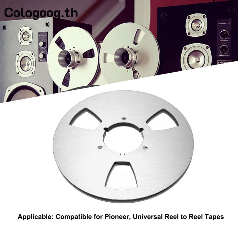 [colog-th] 1/4 10.5 นิ้ว เทปเปล่าอลูมิเนียมอัลลอยด์ 3 หลุม สําหรับ Reel To Reel เทปบันทึก