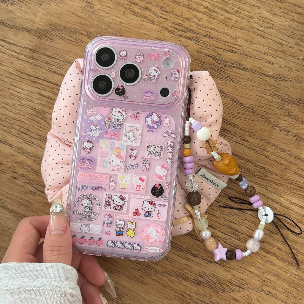 สําหรับ iPhone 17 15 13 14 16 pro max กรณี ins น่ารักอารมณ์สาวหัวใจเผือกสีม่วงแมวตารางปริศนาภาพประกอ