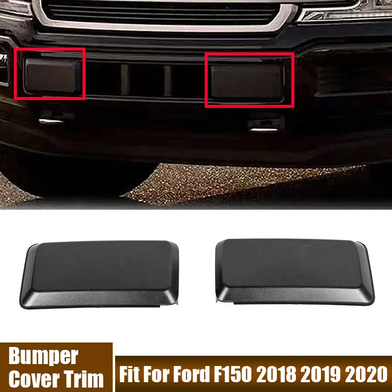 รถกันชนหน้า Trim ครอบคลุม ABS ป้องกันหมวก Fit สําหรับ Ford F150 2018 2019 2020 JL3Z-17E810-AB, JL3Z-