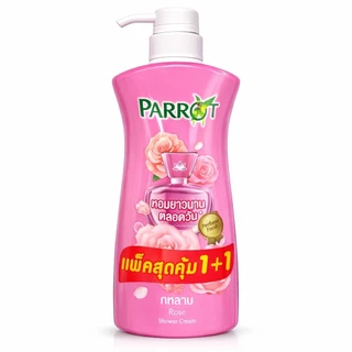 [แพ็ค1แถม1] Parrot แพรอท ครีมอาบน้ำนกแก้ว ขนาด 450มล.