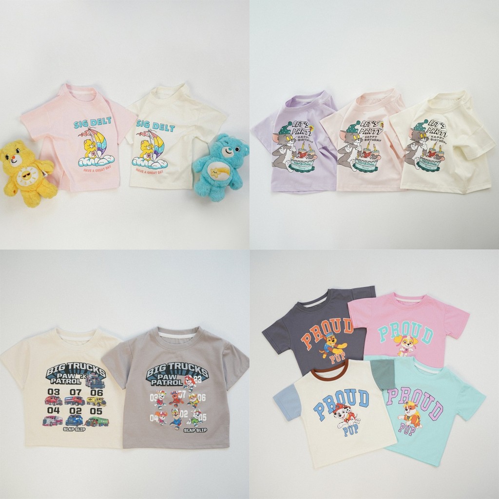 เสื้อยืดแขนสั้นเด็ก ผ้าฝ้ายแท้ สไตล์การ์ตูน ใส่ได้ทั้งหนุ่มและสาว ในฤดูร้อนและใบไม้ผลิ