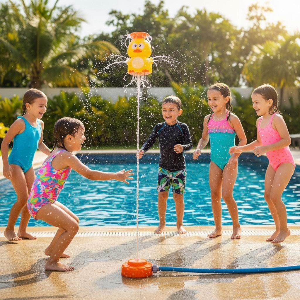 DTX พร้อมส่ง จรวดพลังน้ำมหัศจรรย์ สปริงเกอร์ฉีดน้ำ 360 องศา สนุกคลายร้อนได้ทั้งครอบครัว ของเล่นเด็ก