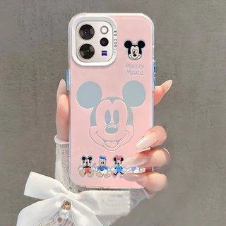 เคส Vivo V70 Case เคสลายการ์ตูนคู่รักน่ารัก มิกกี้ มินนี่ เมาส์ แบบด้าน กันกระแทก พร้อมสายคล้องโทรศัพท์ ขอบซิลิโคนอ่อนนุ่ม เคสโทรศัพท์สำหรับสาว ๆ นักเรียน
