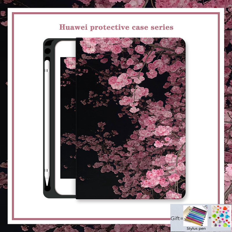 เคส Huawei MatePad Pro พร้อมที่ใส่ดินสอสําหรับ 10.8 11 12.2 12.6 13.2 นิ้วรุ่น (2025) เข้ากันได้กับ 
