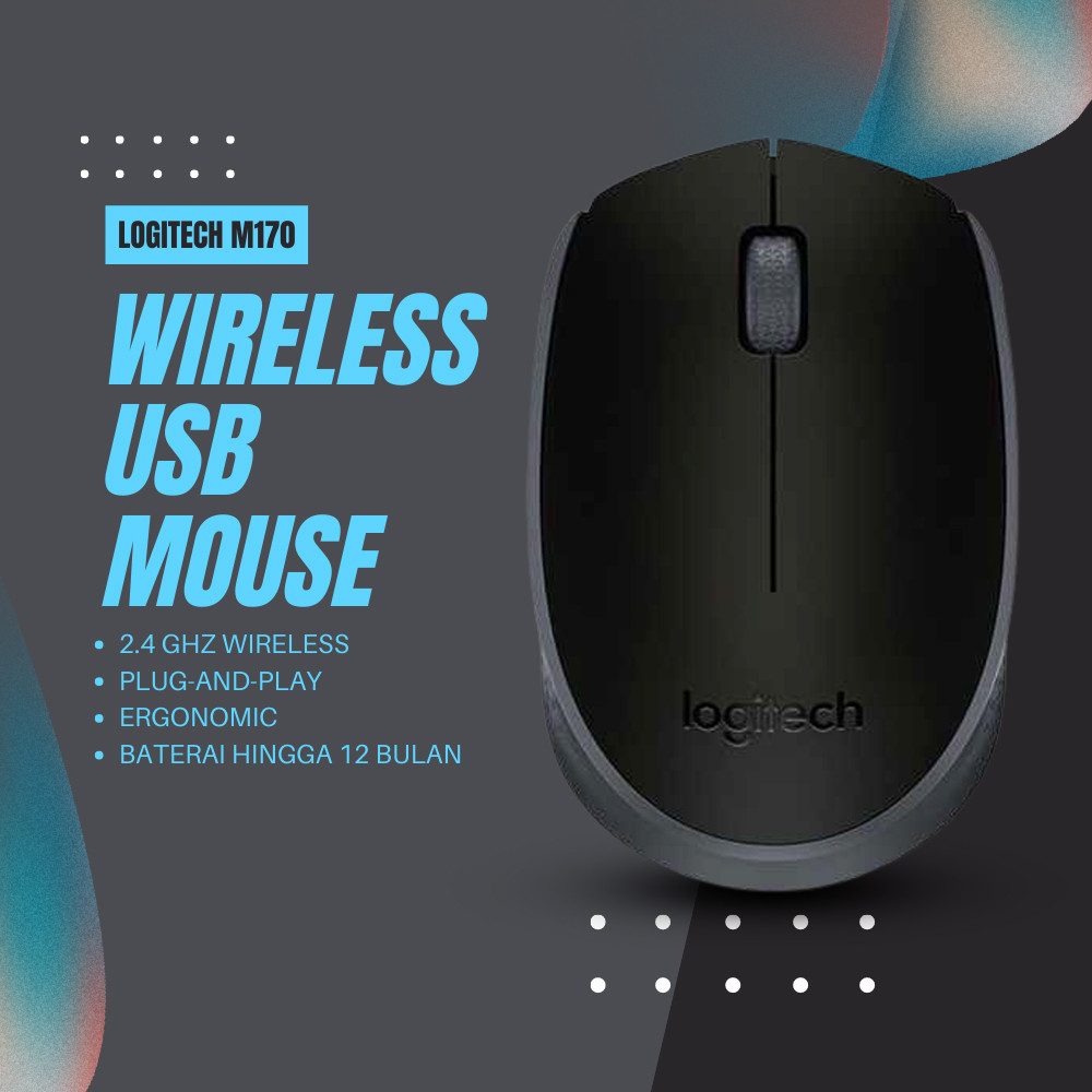 เมาส์ออปติคอลไร้สายตามหลักสรีรศาสตร์ Logitech 2.4GHz 1000DPI