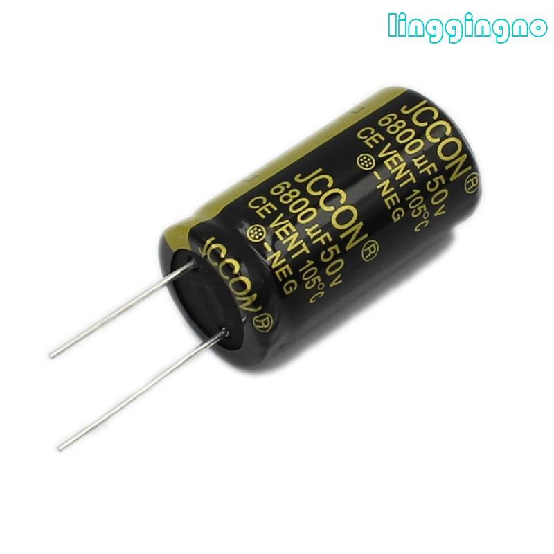 RR 50V 6800UF Capacitor 22x40 มม.0 86x1 57in ความถี่อลูมิเนียม Electrolytic Capacitors สําหรับทีวี L
