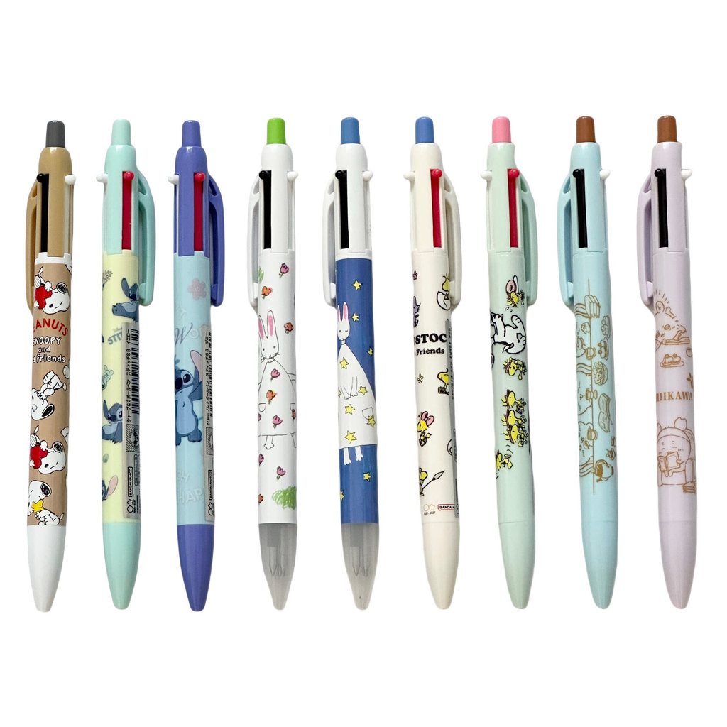 Japan sun-star/sun star Snoopy Snoopy chikawa Limited ปากกาลูกลื่น 2 สี Plus ตะกั่วอัตโนมัติ
