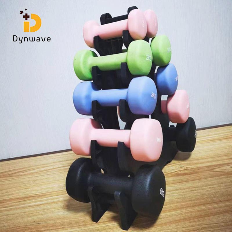 Dynwave Dumbbell Rack Stand Only Dumbbell Holder ขาตั้งพื้น 5 ชั้น -ประหยัดพื้นที่ Professional Floo