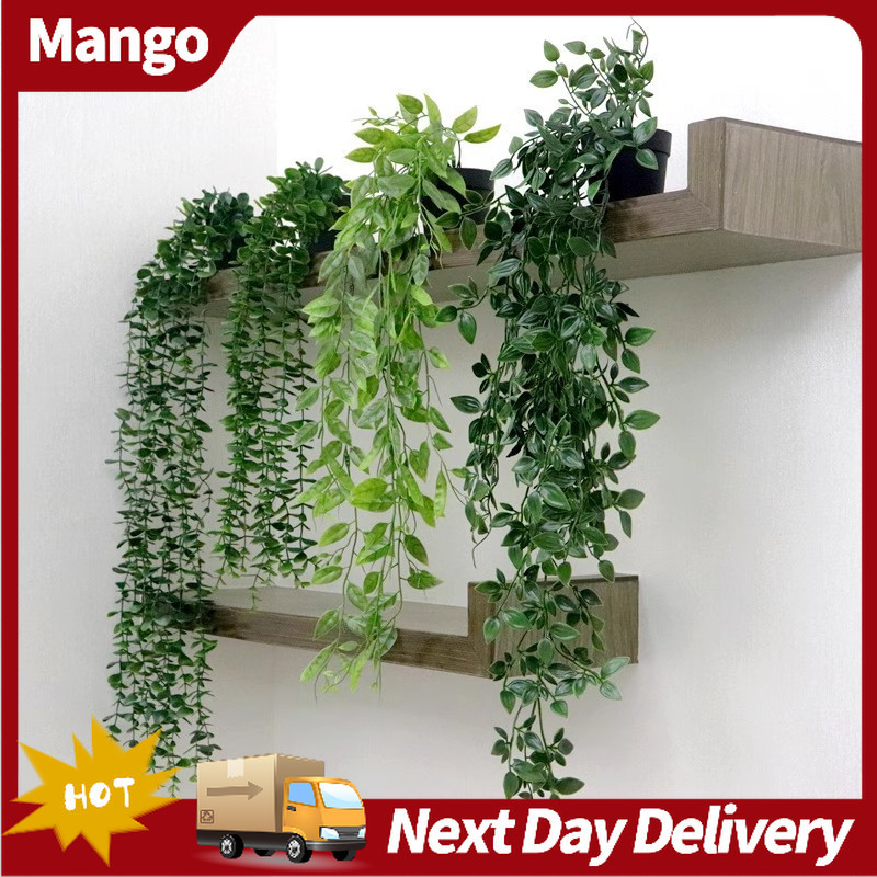 เถาวัลย์จำลอง ใบไม้ กระถางแขวน ไม้ประดับ บอนไซตกแต่ง ผนังสวนตกแต่ง