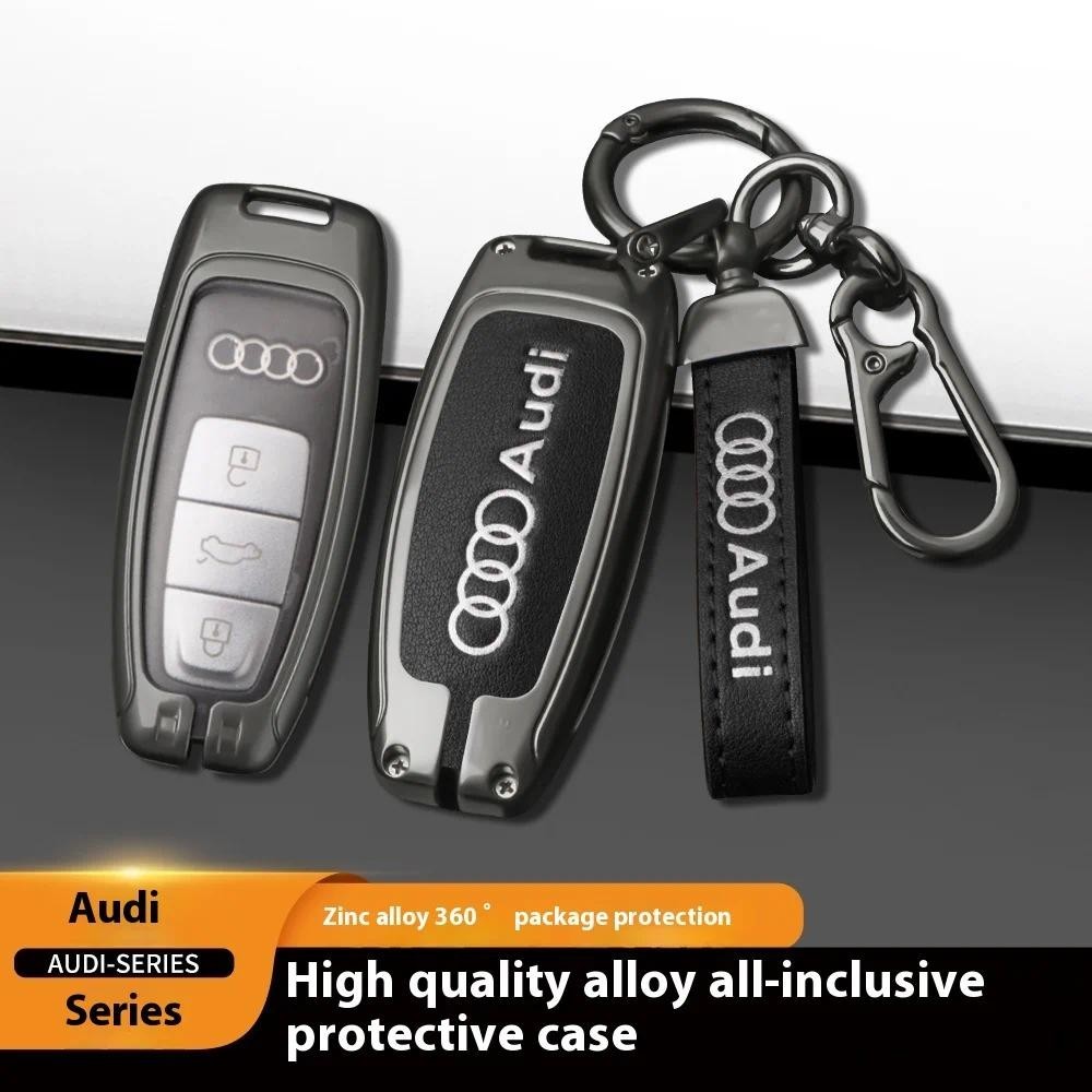รถโลหะผสมสังกะสีสําหรับ Audi Q8 RSQ8 A6 S6 RS6 A7 S7 RS7 A8 A7L RS E-tron GT Q4 Q5 e-tron Q6 Q7 กุญแ
