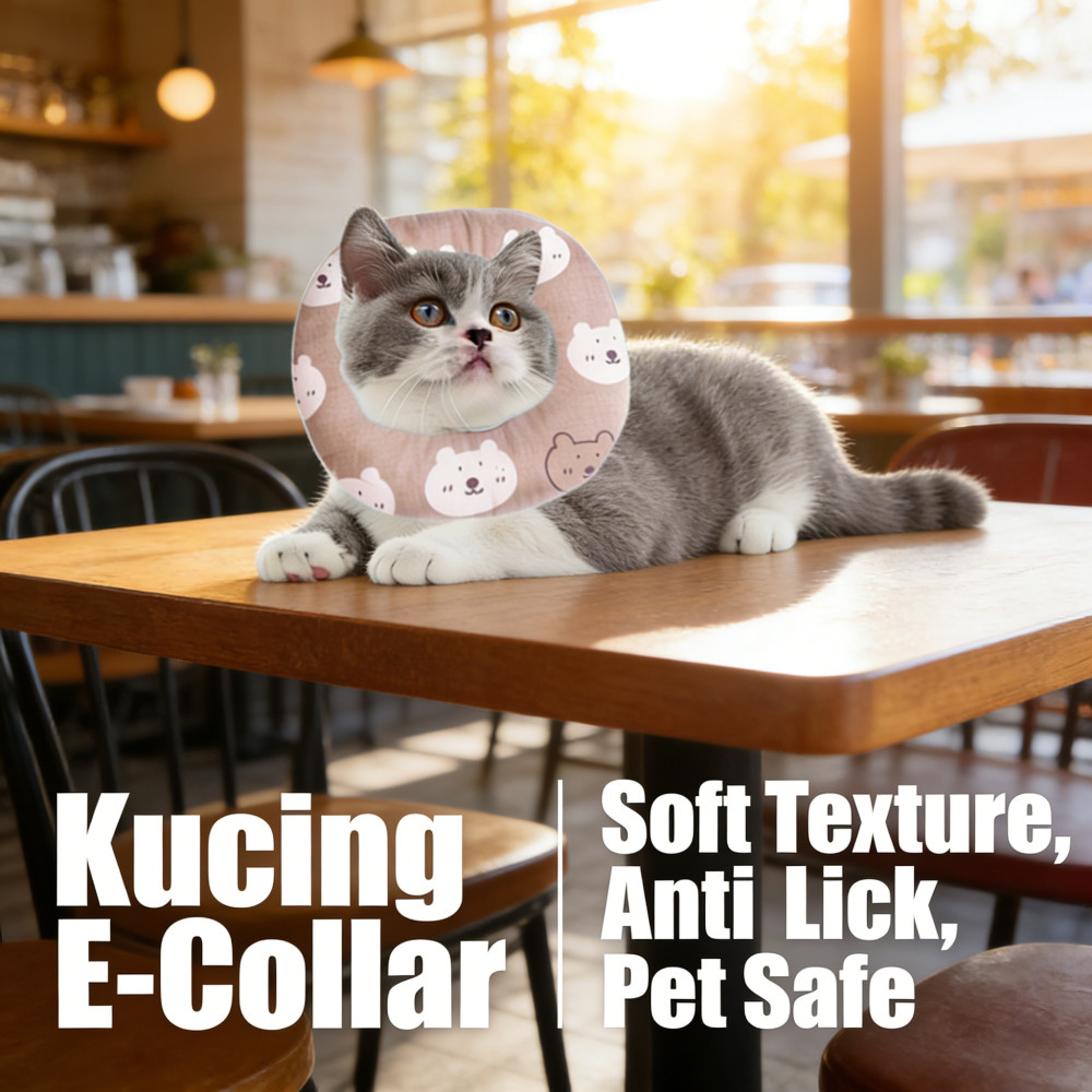 Elizabeth Ring Anti Lick Pet Collar Cover Wound Elizabeth Pet Cotton Cat Collar Elizabeth Lick Cover