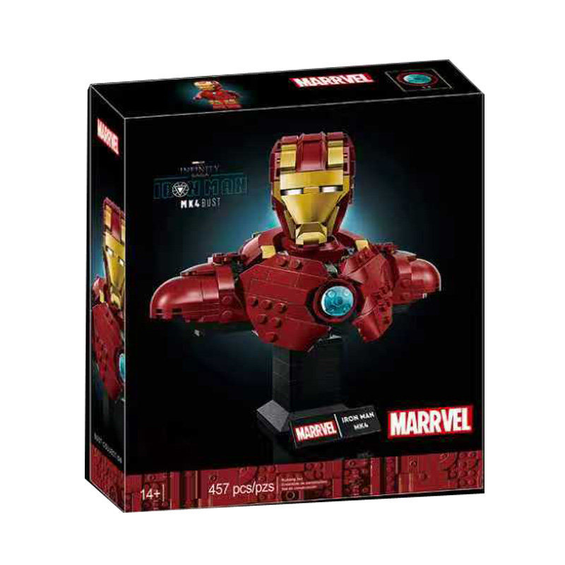 DADA Hobby DH1X เข้ากันได้กับ Iron Man MK4 หน้าอก 76327 บล็อกตัวต่อ ES1