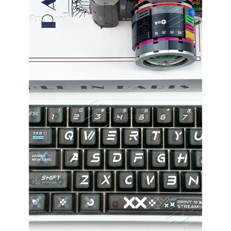 keycap keycap ใส ชุดการพิมพ์โปร่งใส Matte PC Keycap ชุดเต็มรูปแบบโรงงานเดิมความสูง 130 คีย์เหมาะสําห