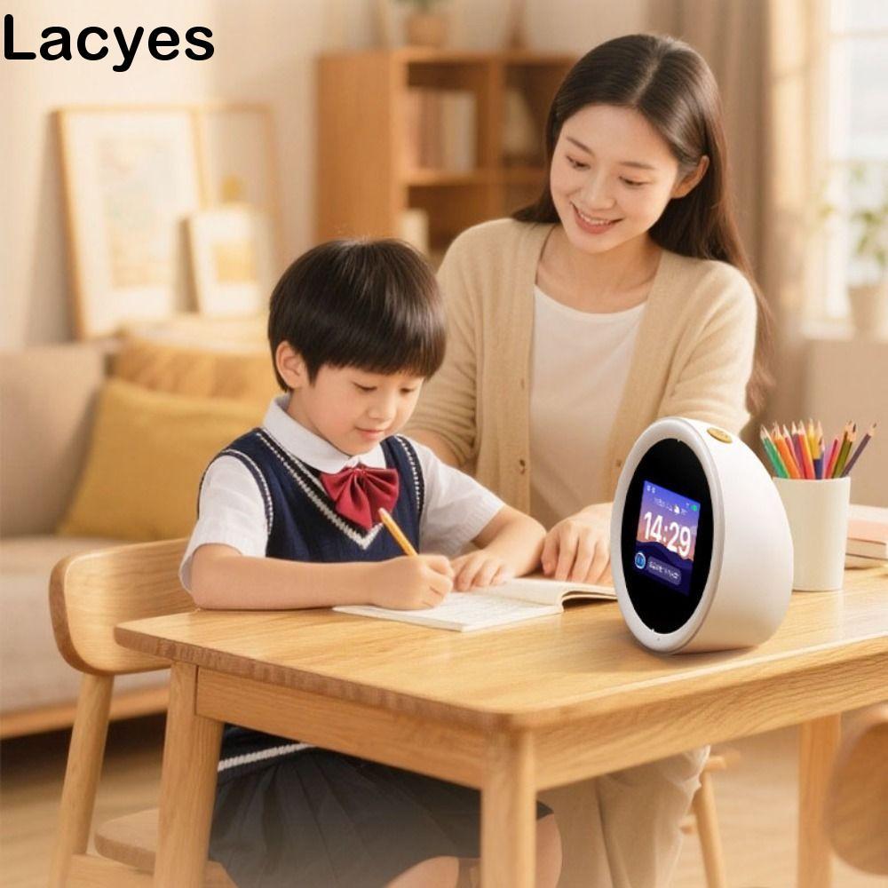 LACYES AI Speaker, AI Dialogue AI Technology N2 นาฬิกาปลุกอัจฉริยะ, การเรียนรู้|ฝึกช่องปาก หน้าจอสีว