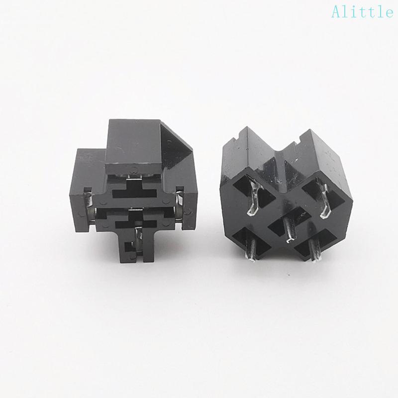 Alia ยานยนต์ PCB Mount รีเลย์ซ็อกเก็ต 4 ขา 5 พิน 40A โหลดความจุ SPDT รีเลย์ซ็อกเก็ตเชื่อมต่อ