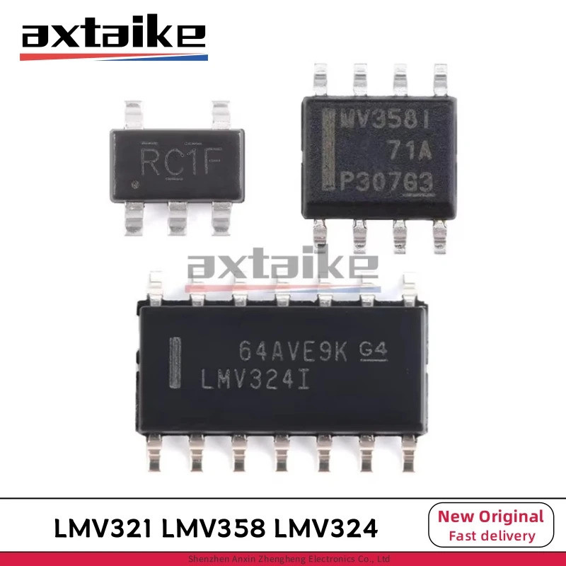 10PCS LMV321 LMV358 LMV324 LMV321IDBVR RC1F SOT23-5 LMV358IDR MV358I SOP8 LMV324IDR LMV324I SOP14 SM