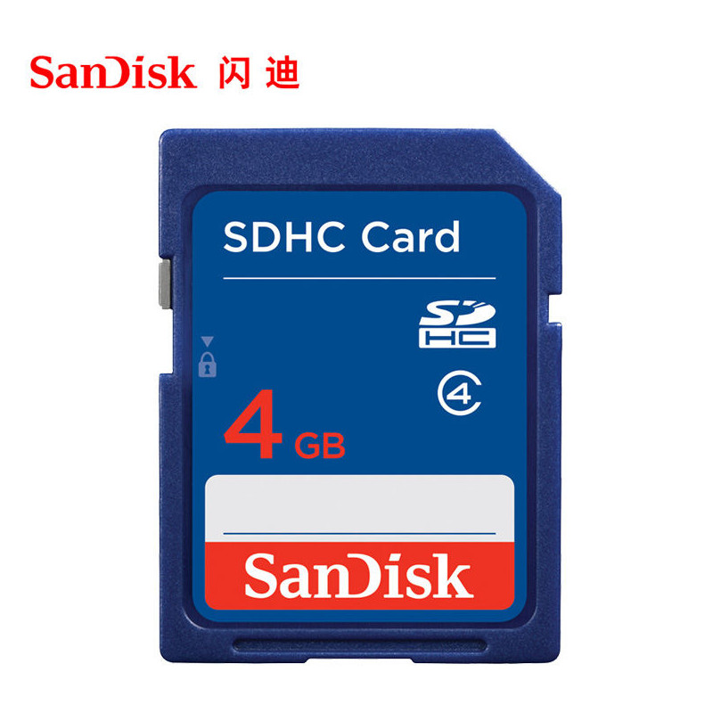 sdcard sdcard แท้ การ์ด SanDisk SanDisk 4g SDHC/sd ของแท้ การ์ดขนาดใหญ่ การ์ดหน่วยความจํากล้อง การ์ด