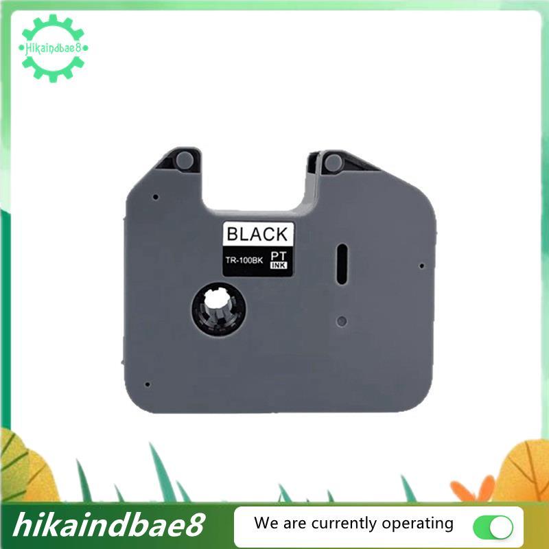 1PCS TR-100BK ริบบิ้นสําหรับเครื่องพิมพ์ริบบิ้น PT-E800TK 800T PT-850TKW