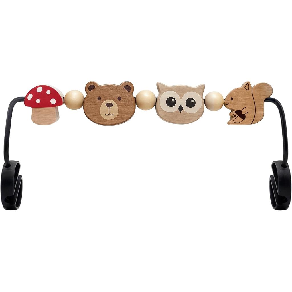 Baby Bouncer Toy Bar– เข้ากันได้กับ Baby Bjorn Bouncer, ไม้ Bouncer ของเล่น Bar Attachment, Rotatabl