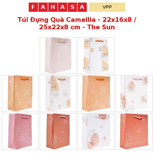 ถุงของขวัญ Camellia - 22x16x8 / 25x22x8 ซม. - เดอะซัน
