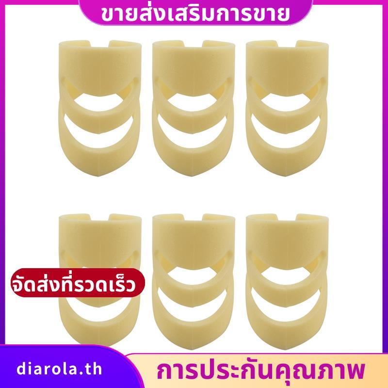 6 ชิ้นกีตาร์ Picks กีตาร์ไฟฟ้า Ukulele Index Finger Picks Alaska Pick กีตาร์ Stringed Instrument Par