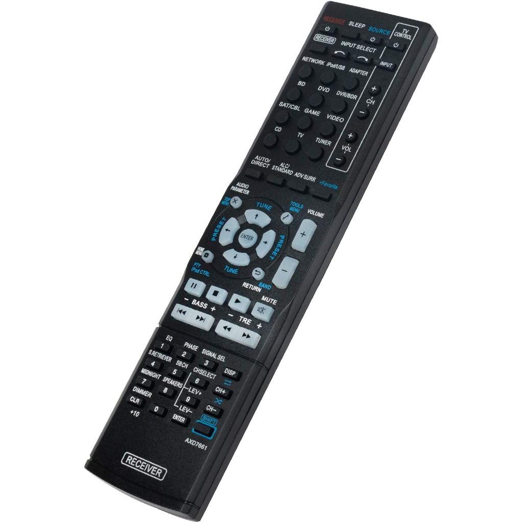 AXD761 เปลี่ยนรีโมทคอนโทรลเหมาะสําหรับ Pioneer AV Receiver VSX-822 VSX-1022 VSX-822-K VSX-1022-K VSX