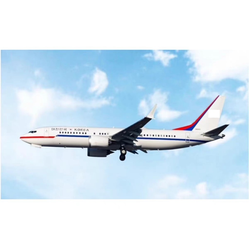 Pre-Phoenix 04684 1: 400 กองทัพอากาศเกาหลี B737MAX8 26001 โมเดลเครื่องบินโลหะผสม
