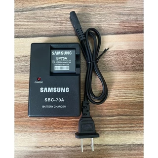 ใช้ได้ แบตเตอรี่ BP70A + เครื่องชาร์จสำหรับกล้อง Samsung ES80 ES90 ES95 ST66 ST100 ST700