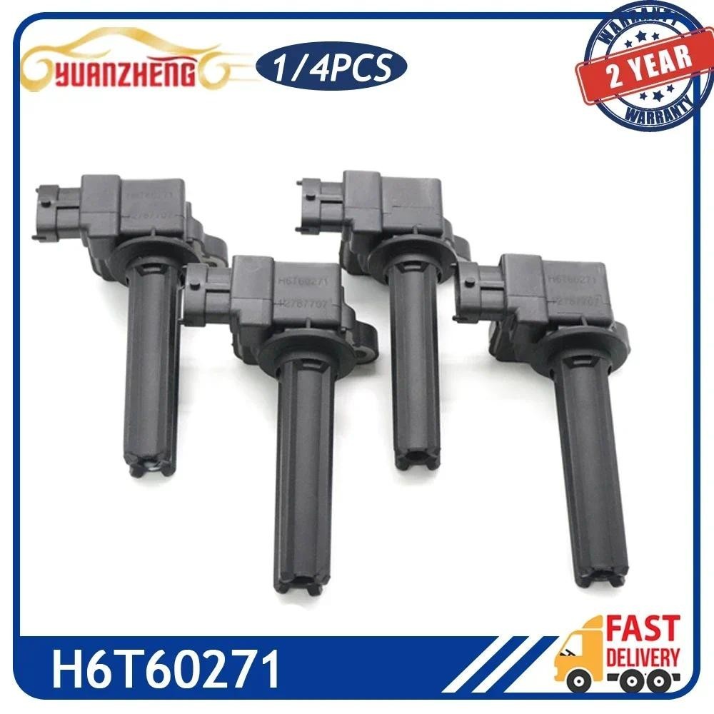 H6T60271 UF-526 1/4 PCS คอยล์จุดระเบิดสําหรับ OPEL SIGNUM VECTRA SAAB 9-3 9-3X 2.0L VAUXHALL SIGNUM 