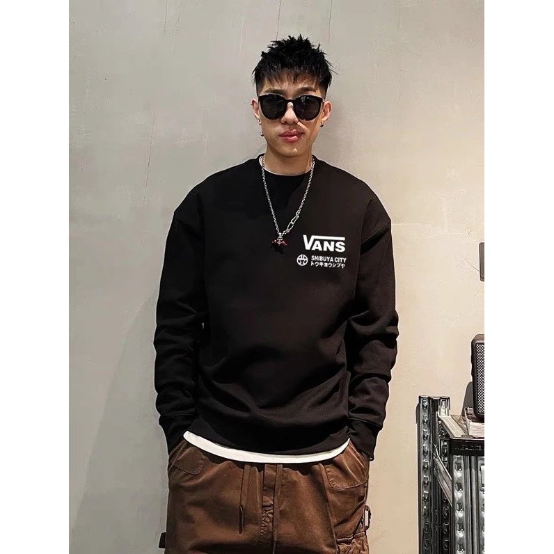 ZU9M รุ่นปกติ Vance เสื้อกันหนาวฤดูใบไม้ร่วง ผ้าฝ้ายแท้เทอร์รี่ 100%, สบายและทนทาน