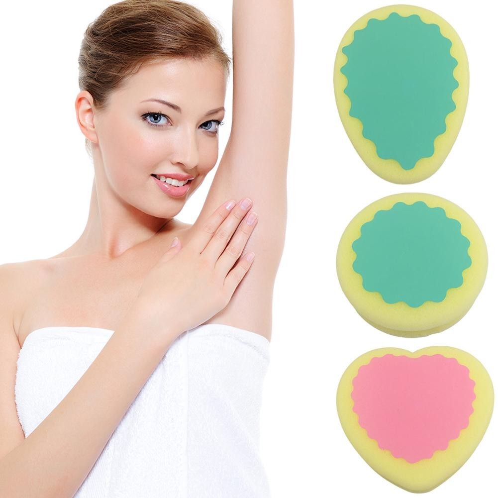 แผ่นฟองน้ํากําจัดขนทรงหยดน้ํารูปหัวใจความงามรอบกําจัดฟองน้ํากําจัดขน โอ6z4