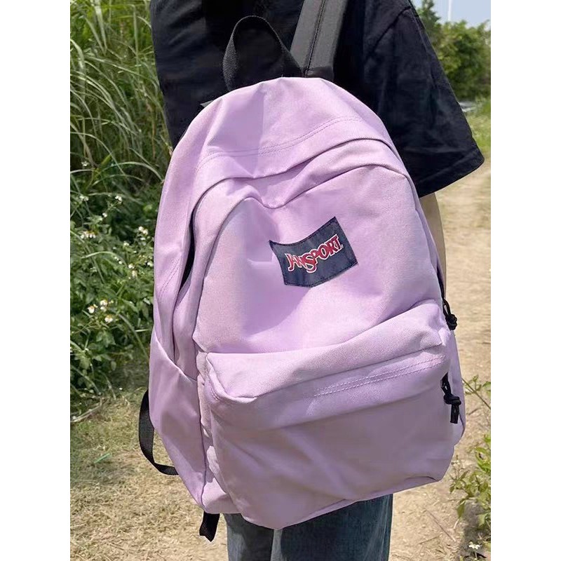 Cross jansport jansport Jessport Fresh กระเป๋าเป้สะพายหลังอินเทรนด์ขนาดใหญ่ความจุกระเป๋านักเรียน Uni