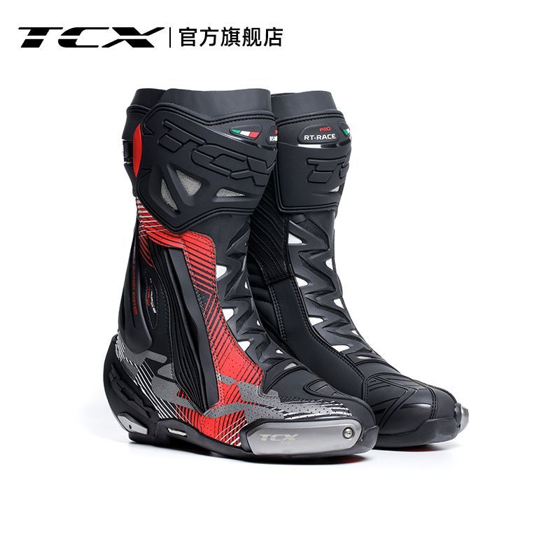 รองเท้าบูทขี่มอเตอร์ไซค์ TCX Professional Track Boots ทนแรงกระแทก แบบ RT-RACE PRO AIR
