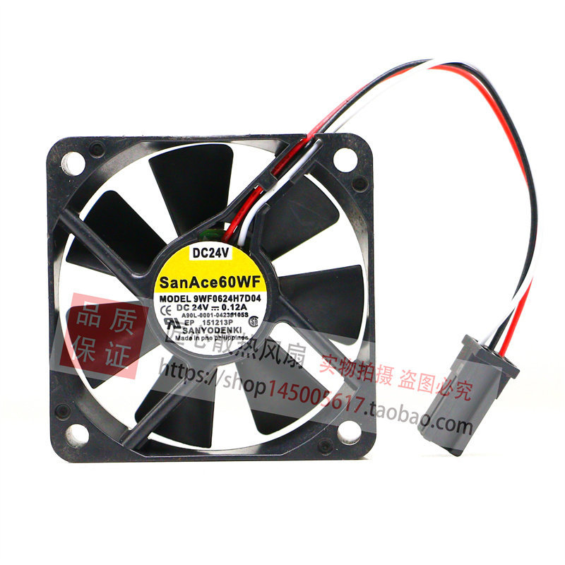 [หม้อน้ําขายร้อน] Original Sanyo 9WF0624H7D04 6015 24v Fenaka Fan A90L-0001-0423#10