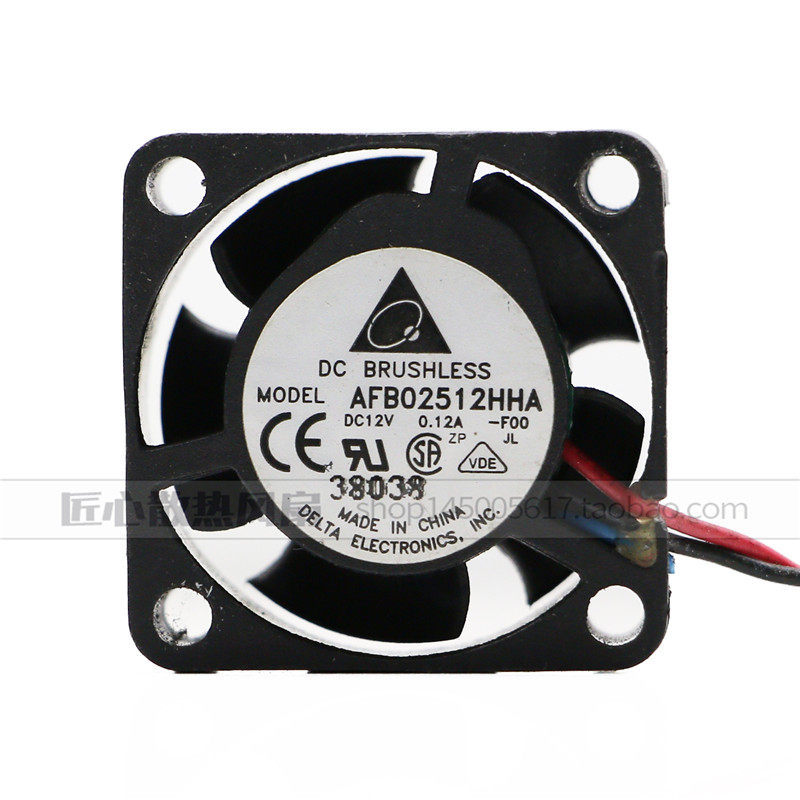 [หม้อน้ําขายร้อน] Delta 2.5CM 2510 12V Ultra-Silent/High-Speed High-Volume Micro Cooling Fan AFB0251
