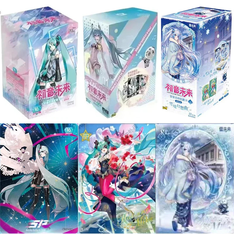 KAYOU การ์ด Hatsune Miku การ์ดเสียงแรก การเคลื่อนไหววันเกิด Greet Hatsune Miku 16th Anniversary คอลเ