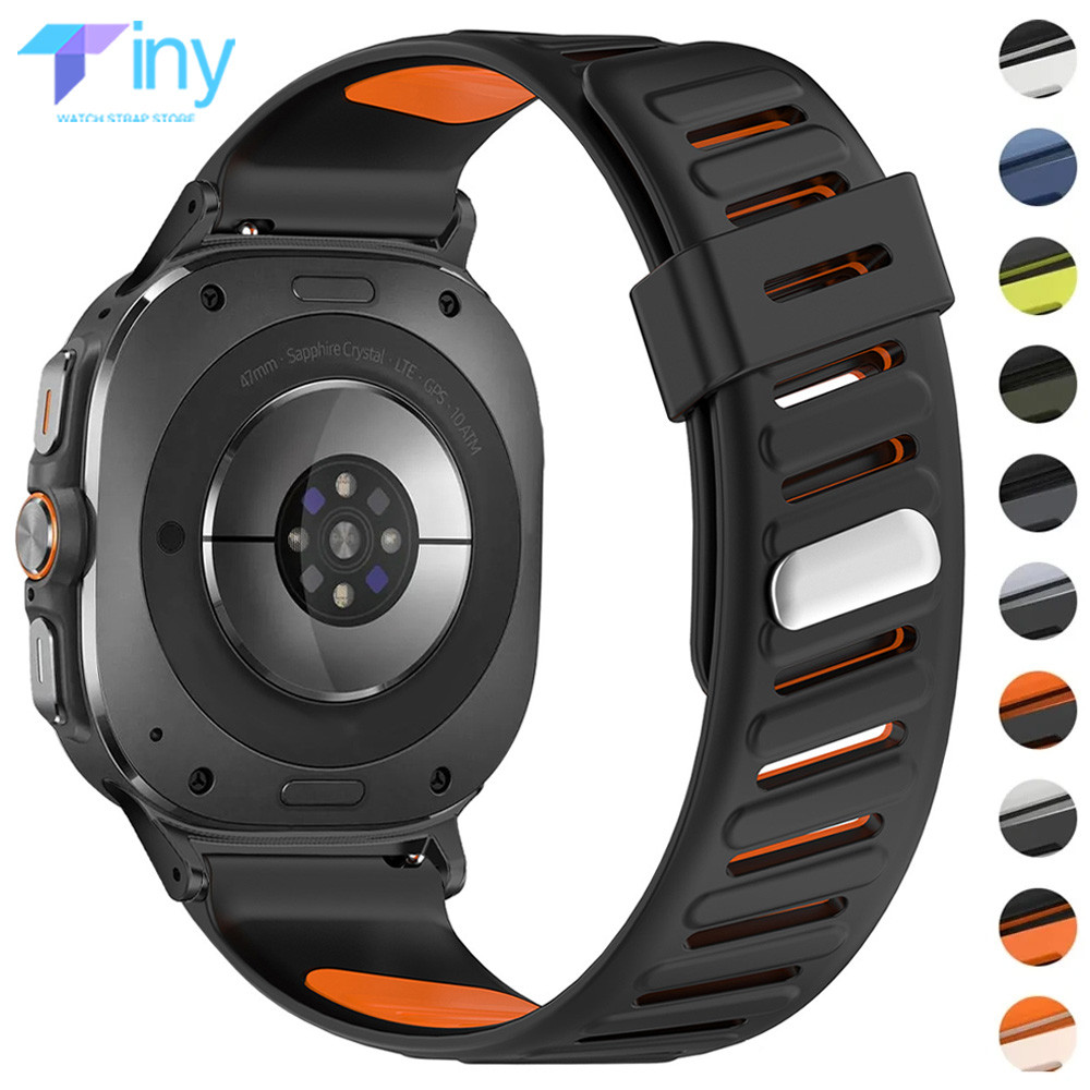 สายรัดซิลิโคนสําหรับ Samsung Galaxy Watch 8 40/44 มม.8classic 46 มม.สําหรับ Galaxy Ultra 47 มม.2025 2024 สร้อยข้อมือ