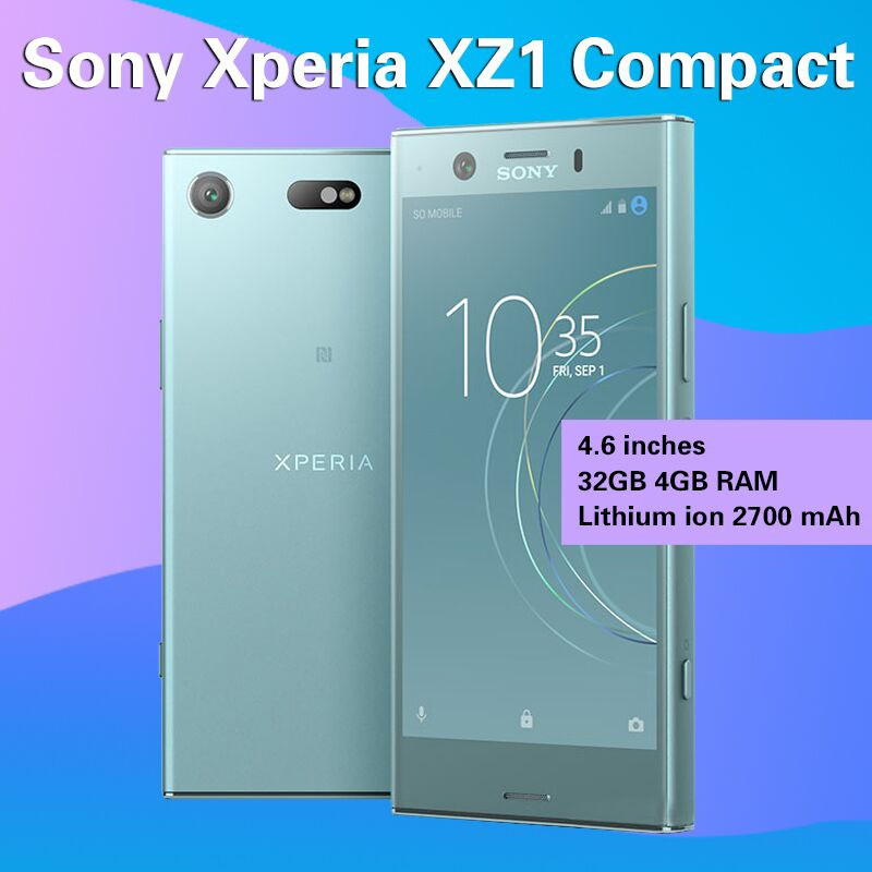Sony/Sony Xperia XZ1 Compact dual 4G หน้าจอเล็กโทรศัพท์มือถือมือสองญี่ปุ่นหน้าจอ 4K แปดคอร์