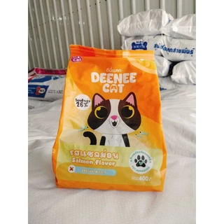 อาหารแมว ดีนี่แคท Deenee Cat DC33 รสแซลมอน ราคาสบายกระเป๋า ขนาด 400 กรัม