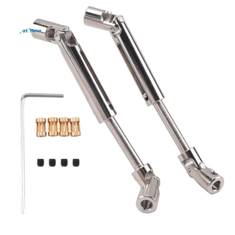 athena55MN78 โลหะไดรฟ์เพลา 3 มม.ถึง 4 มม.เพลาสําหรับ MN78 MN-78 MN 78 1/12 RC รถอุปกรณ์เสริม