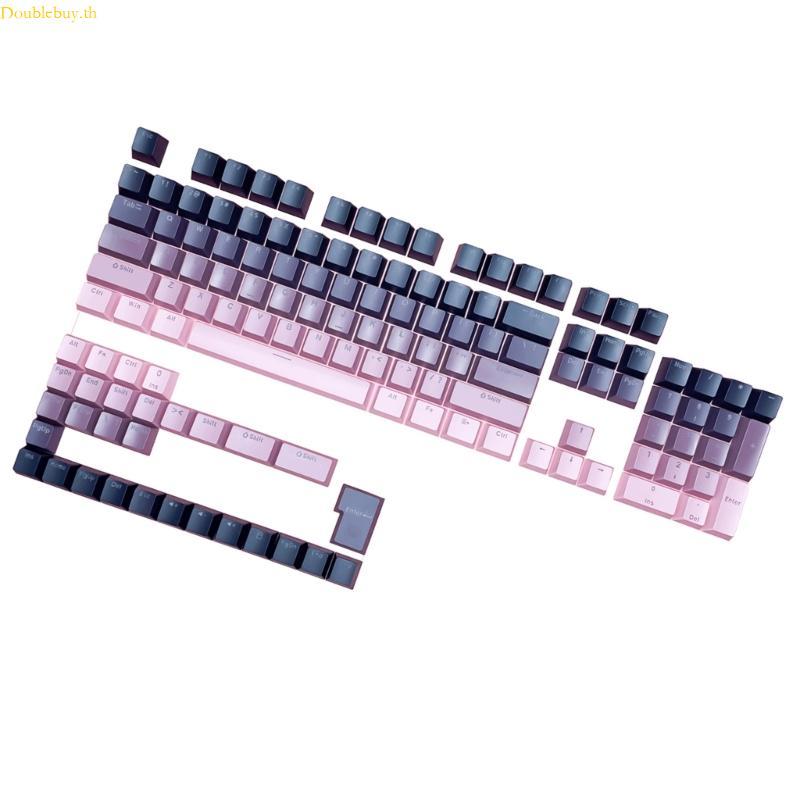 Doublebuy PBT Keycaps Key OEM Profile พิมพ์ด้านหน้าและ Double Shot Keycaps สําหรับเพิ่มคีย์บอร์ดเชิง
