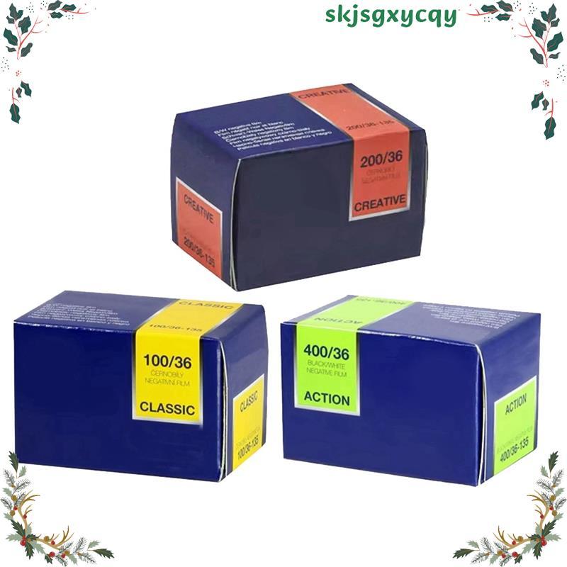 สีดําและสีขาว 135 ฟิล์ม 100 200 400 ISO คลาสสิก 36 ม้วนแสง Subpackage สําหรับ M35 H35 H35N Reloadabl