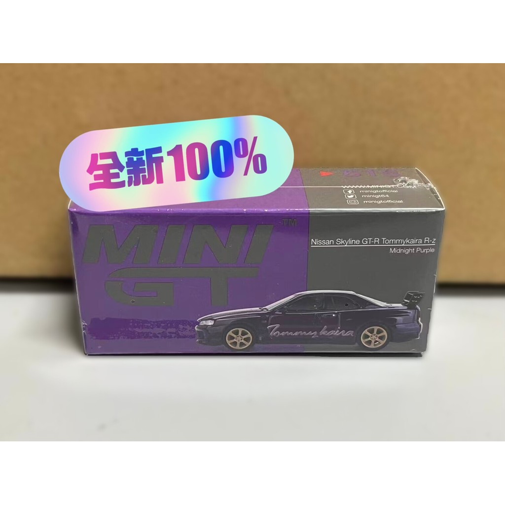 [ขายแล้ว] ใหม่เอี่ยม มินิgt 1/64 minigt 616 ชนิดบรรจุกล่อง nissan gt r Midnight Purple Brand ใหม่ยัง