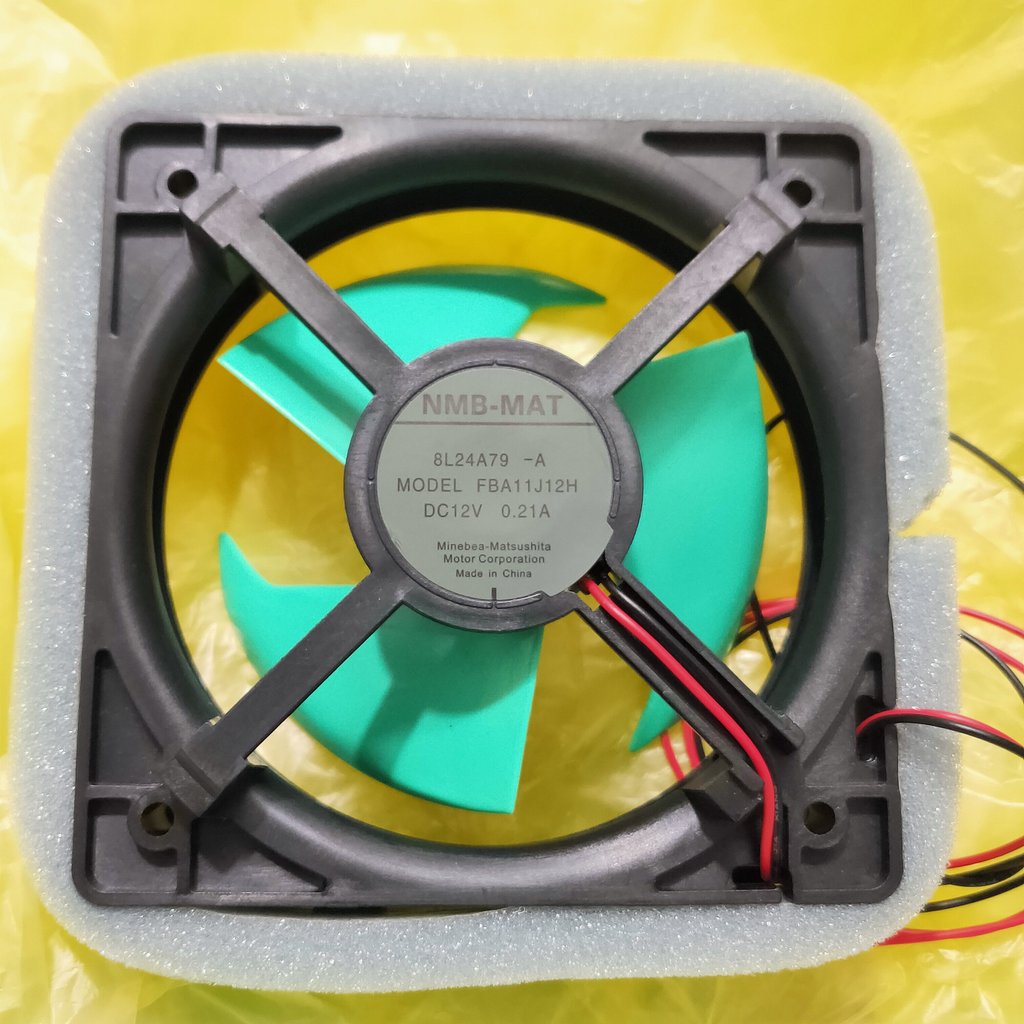 อุปกรณ์เสริมพัดลมตู้เย็นอุปกรณ์เสริมพัดลมตู้เย็น 2 สาย FBA11J12H 12V 0.21 A BL24A79-A