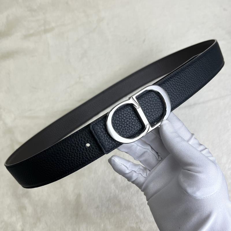 800Y CD 3.5Wide, stylish, high-end men's double-sided genuine cowhide leather belt with a simple and